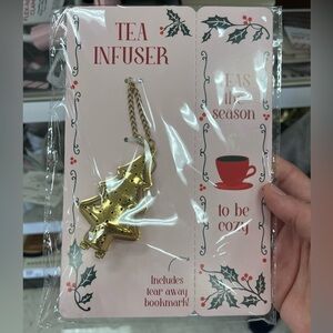 Target Bullseye Christmas Tree Tea Diffuser & Bookmark🎄